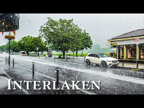 Видео: Сильная гроза в Интерлакене, Швейцария 🇨🇭 Самая красивая гроза, которую я когда-либо видел!