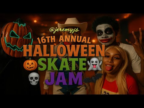 Видео: @jeremyijb 16-й ежегодный Halloween Skate Jam