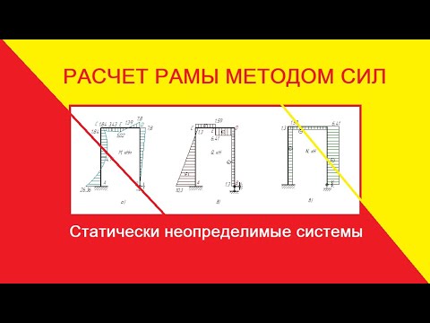 Видео: Расчет рамы методом сил