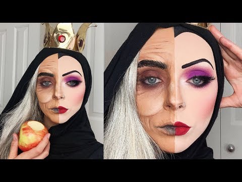 Видео: Макияж Белоснежки и Злой Королевы на Хэллоуин!
