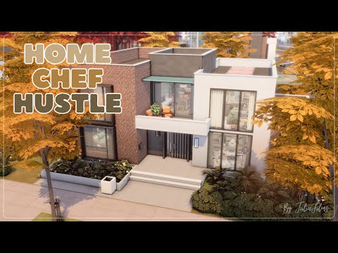 Видео: Дом "Кулинарные страсти"🧇│Строительство│Home Chef Hustle│SpeedBuild│NO CC [The Sims 4]