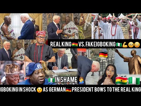 Видео: ДЖАСТИН‼️НИГЕРИЙЦЫ🇳🇬СЛАБЛЯЮТ😳, КОГДА КОРОЛЬ АШАНТИ🇬🇭ВСТРЕЧАЕТСЯ С НЕМЕЦКИМ🇩🇪ПРЕЗИДЕНТОМ.