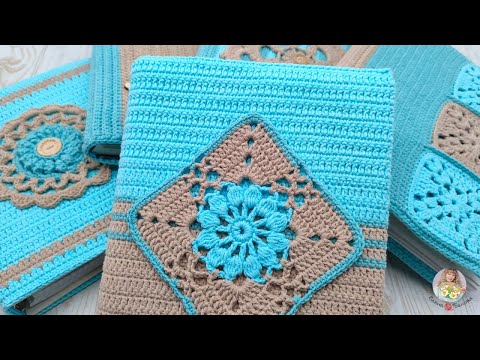 Видео: старые БЛОКНОТЫ в новых ОБЛОЖКАХ / вязание крючком