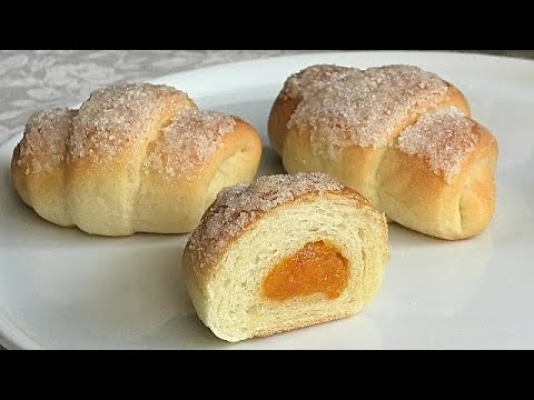 Видео: 👍😊🥰Вкуснее чем пирожки, постные рогалики с курагой/Lean bagels with dried apricots