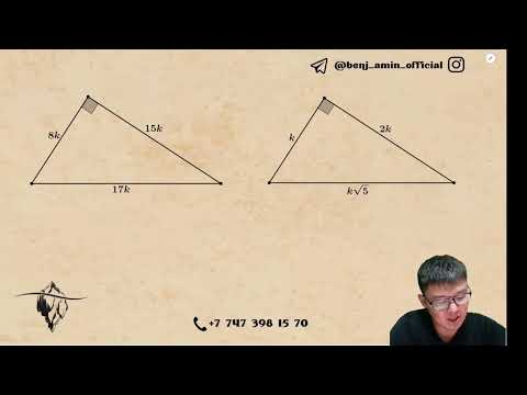 Видео: geometry pro курсы. Пифагор теоремасы 2-бөлім