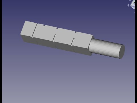 Видео: FreeCad Обрезаем STL