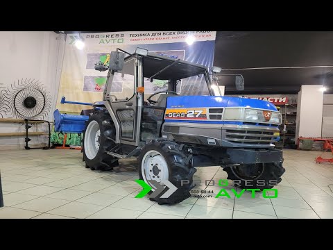Видео: ISEKI GEAS27 с кабиной / информативное видео минитрактора Тула / PROGRESS-AVTO / 4WD 27 л.с. фреза