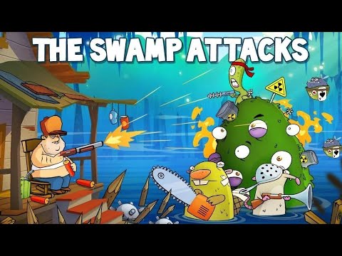 Видео: Защита болота от крокодилов и черепах!!//Swamp Attack/Прохождение.