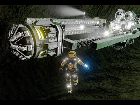 Видео: Космический лифт к центру земли в Space Engineers, серия #6