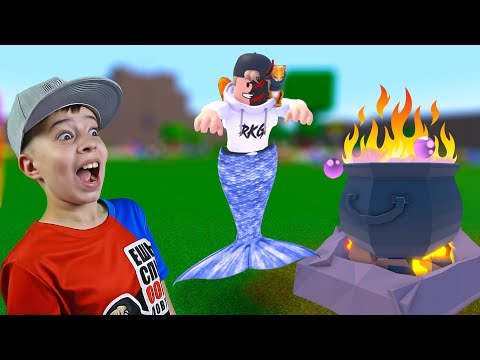 Видео: ПЕРЕПУТАЛ ЗЕЛЬЕ - ПРЕВРАТИЛСЯ В РУСАЛКУ! Топ игра в РОБЛОКС! // Wacky Wizards ROBLOX