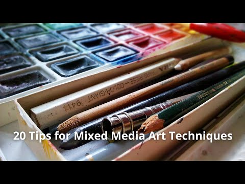 Видео: 20 Хаков по Техникам Искусства в Смещанных Медиа