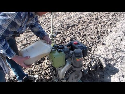 Видео: Расход топлива при обработке земли фрезами мотоблоком