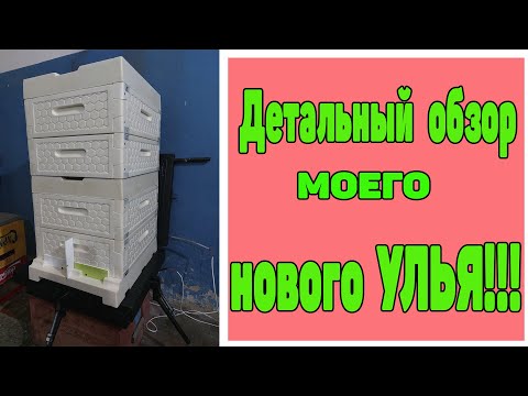Видео: Детальный обзор моего улья из ППУ. Улей для пчел