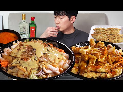 Видео: Китайская еда и вино Гаолян! MUKBANG REALSOUND ASMR EatingSHOW