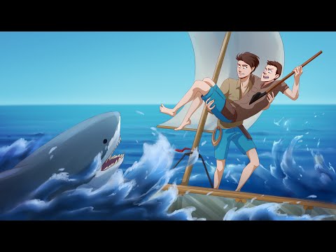 Видео: ОКЕАН, АКУЛЫ И ВЫЖИВАНИЕ В RAFT!!! (ЧАСТЬ 1)