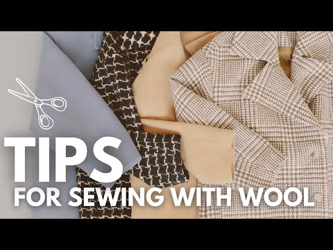 Видео: Советы по шитью шерстью