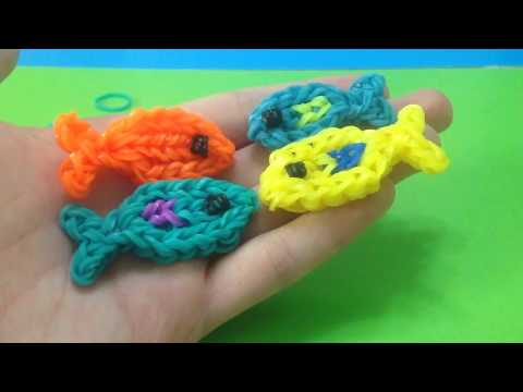 Видео: Рыбка из резинок на станке Monster Tail