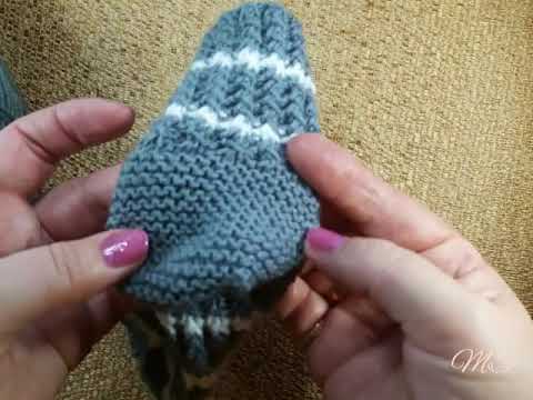 Видео: #вяжуивяжу😉 Носочки фигурной резинкой спицами.