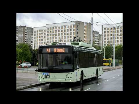 Видео: Информатор троллейбусного маршрута №41 г.Минска