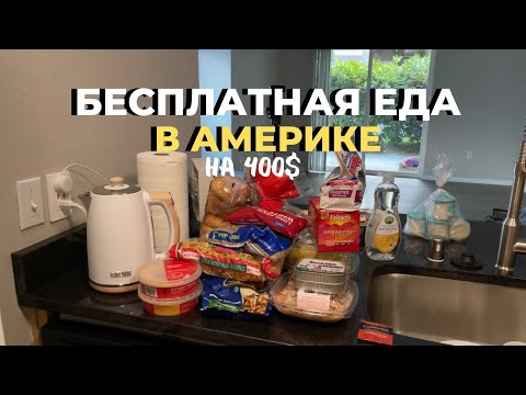 Видео: Что дают в фуд банке в Америке? Бесплатная еда. Переезд в Америку. Штат Вашингтон. #жизньвамерике