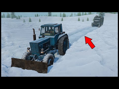 Видео: ЧИСТИМ СНЕГ! Делаем ДОРОГУ ДЛЯ ПРОЕЗДА - SnowRunner