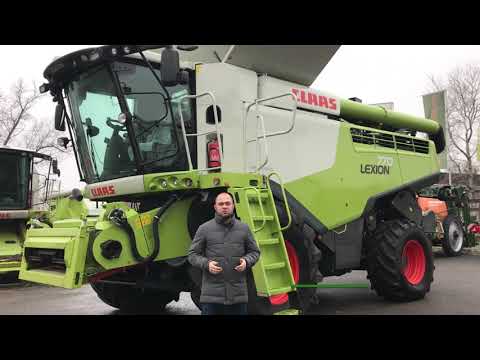 Видео: Комбайн CLAAS LEXION 770 с наработкой / Обзор ТМІ(Перезалив)