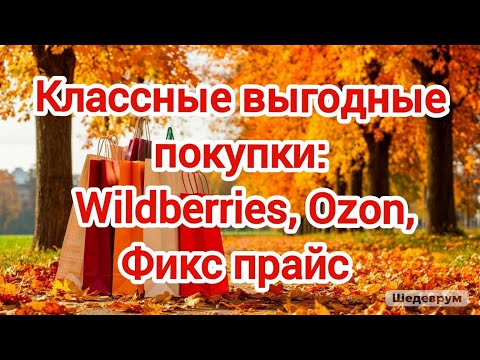 Видео: Классные выгодные покупки: Wildberries, Ozon, Фикс прайс