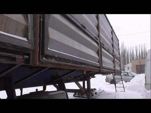 Видео: Как сделать надёжные закрывашки бортов зерновоза. Очень важно, преднатяг прижимных лапок