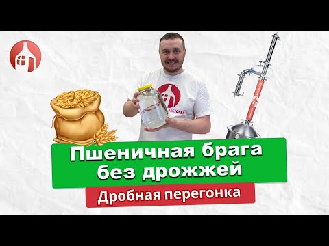 Видео: Пшеничная брага без дрожжей | Перегоняем пшеничную брагу
