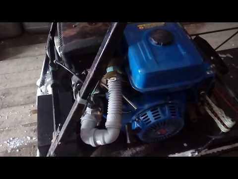 Видео: Замена штатного карбюратора мотобуксировщика PAXUS 550 Lifan 13л.с на К68U от мотоцикла Урал.1часть
