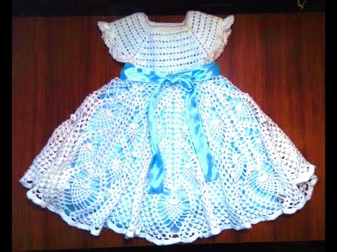 Видео: Нарядное белое платье. Часть 1. Кокетка.(attire baby dres)