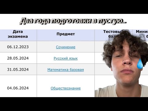 Видео: МОЯ ПЕЧАЛЬНАЯ ИСТОРИЯ СДАЧИ ЕГЭ 2024. Два года подготовки не оправдали себя…