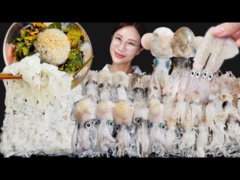 Видео: Самая маленькая сырая рыба + Baby Octopus + Baby Squid