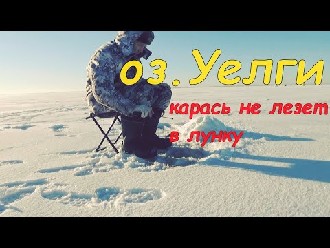 Видео: КАРАСЬ зимой со льда озеро Уелги