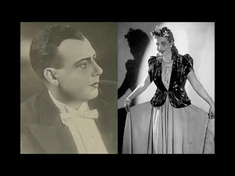 Видео: Дуэт Сильвы и Эдвина (И. Кальман "Сильва") - М. Качалов, Е. Лебедева, тонфильм, 1939