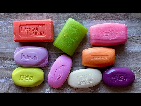 Видео: ASMR Soap cutting | Soap Carving|Резка мыла  | ASMR