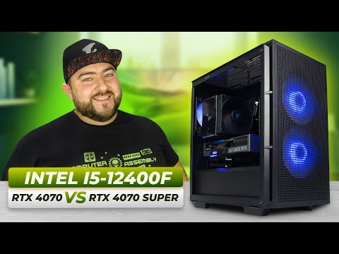 Видео: Intel i5 - 12400F + RTX 4070 SUPER VS RTX 4070 👽 Гайд по СБОРКЕ ИГРОВОГО mATX ПК