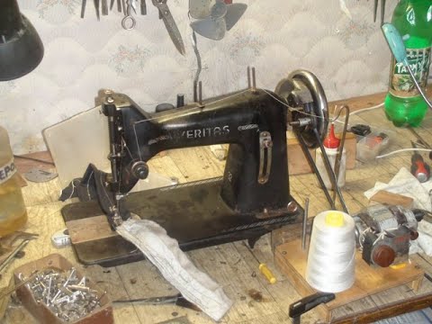 Видео: Швейная машина veritas 32. 50-е годы выпуска. г. Витенберг. ГДР. Часть №2.