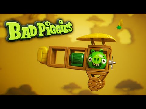 Видео: ПЛОХИЕ СВИНКИ ОСВАИВАЮТ САМОЛЁТ! Приключения Плохих Свинок / Bad Piggies HD