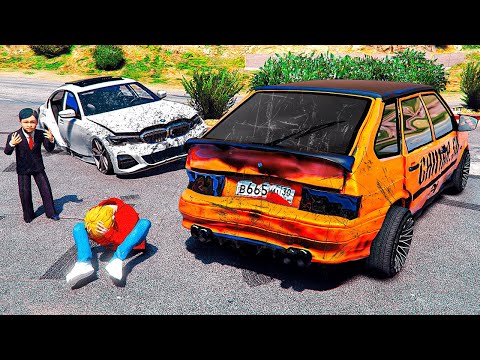 Видео: ОТЛИЧНИК РАЗБИЛ ЧЕТЫРКУ ГРИШКИ ПЕРЕКУПА - ЖИЗНЬ ПЕРЕКУПА В GTA 5 ⚡ГАРВИН