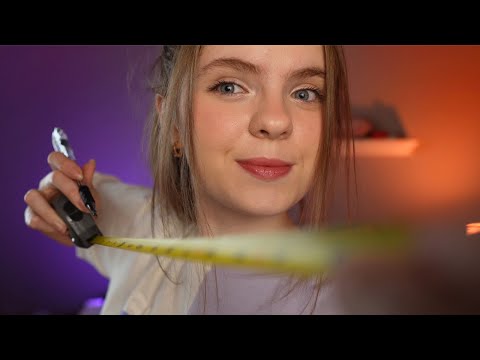 Видео: ASMR меряю тебя для твоего костюма на Хэллоуин 🎃 Messing with your face, tracing & drawing