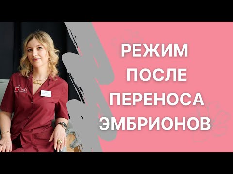 Видео: Как вести себя после переноса эмбрионов в программе ЭКО