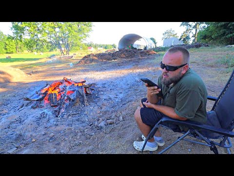 Видео: Каково это — выжигать большой пень + Отвечаем на ваши комментарии