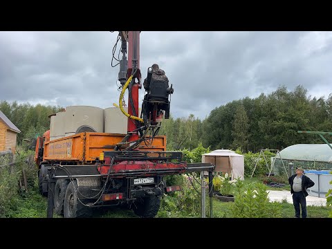 Видео: Бурение колодца машиной в ТВЕРСКОЙ ОБЛАСТИ