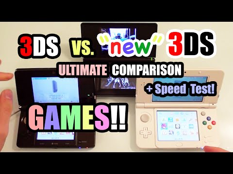 Видео: 3DS против НОВОЙ Nintendo 3DS — ПОЛНОЕ СРАВНЕНИЕ [Игры]