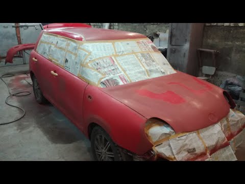 Видео: Подгатовка и покраска авто целиком