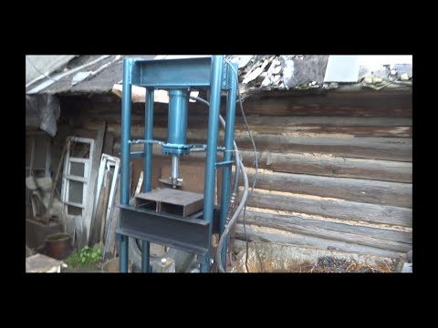 Видео: переделка гидроцилиндра, модернизация пресса часть2(продолжение)