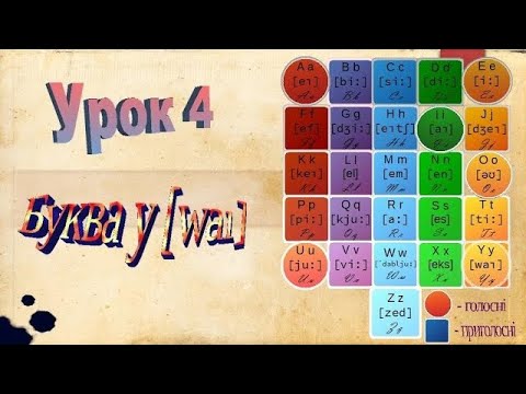 Видео: Англійська мова. Урок 4. Буква Y y. Слово my