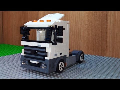 Видео: Сборка LEGO moc car Mercedes Benz Actros 1844LS #mercedes#actros#1844ls#Lego#ютубер18#LEGO#8wide