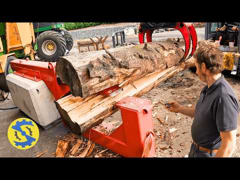 Видео: Создание дровокола с дистанционным управлением #инжиниринг #мастерская #фермерство #сварка